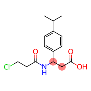 3-[(3-CHLOROPROPANOYL)AMINO]-3-(4-ISOPROPYLPHENYL)PROPANOIC ACID