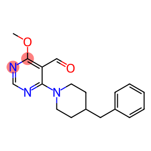 4-(4-benzylpiperidin-1-yl)-6-methoxypyrimidine-5-carbaldehyde