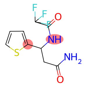 3-(2-THIENYL)-3-[(2,2,2-TRIFLUOROACETYL)AMINO]PROPANAMIDE