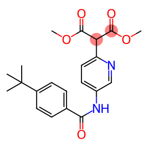 DIMETHYL 2-(5-([4-(TERT-BUTYL)BENZOYL]AMINO)-2-PYRIDINYL)MALONATE