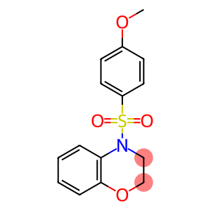 4-[(4-METHOXYPHENYL)SULFONYL]-3,4-DIHYDRO-2H-1,4-BENZOXAZINE