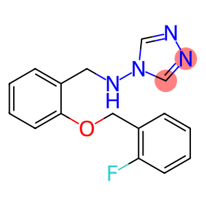 N-{2-[(2-fluorobenzyl)oxy]benzyl}-N-(4H-1,2,4-triazol-4-yl)amine