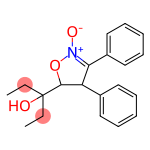 -delta-2-5-Isoxazolinecarbinol,  -alpha-,-alpha--diethyl-3,4-diphenyl-,  N-oxide  (2CI)