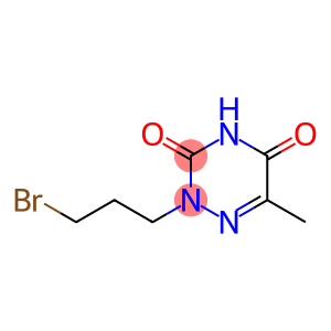 1,2,4-Triazine-3,5(2H,4H)-dione, 2-(3-bromopropyl)-6-methyl-