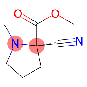Proline, 2-cyano-1-methyl-, methyl ester (9CI)