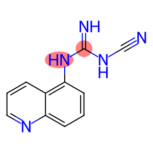 N-Cyano-N'-5-quinolinylguanidine