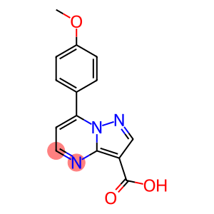 pyrazolo[1,5-a]pyrimidine-3-carboxylic acid, 7-(4-methoxyphenyl)-