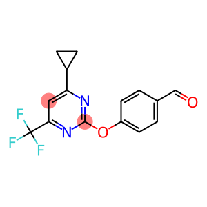 4-(4-CYCLOPROPYL-6-TRIFLUOROMETHYL-PYRIMIDIN-2-YLOXY)-BENZALDEHYDE
