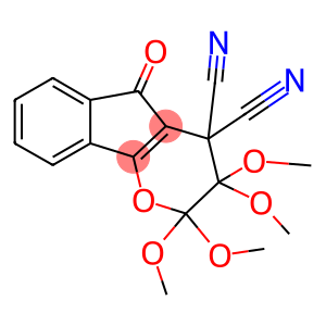 2,2,3,3-tetramethoxy-5-oxo-2,3-dihydroindeno[1,2-b]pyran-4,4(5H)-dicarbonitrile