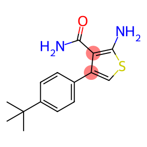 2-AMINO-4-(4-TERT-BUTYLPHENYL)THIOPHENE-3-CARBOXAMIDE