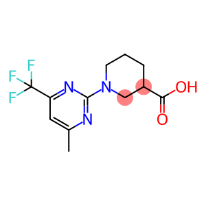 1-[4-Methyl-6-(trifluoromethyl)pyrimidin-2-yl]piperidine-3-carboxylic acid