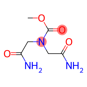 Carbamic  acid,  bis(carbamylmethyl)-,  methyl  ester  (1CI)