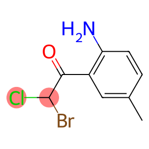 Acetophenone,  2-amino--alpha--bromo--alpha--chloro-5-methyl-  (1CI)