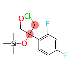 3-chloro-2-(2,4-difluorophenyl)-2-(trimethylsilanyloxy)propionaldehyde