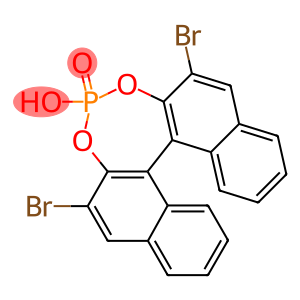 (R)-2,6-二溴-4-羟基萘并[2,1-D:1',2'-F][1,3,2]二氧杂膦4-氧化物