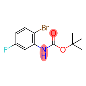 tert-butyl 2-bromo-5-fluorophenylcarbamate