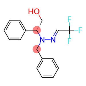 Acetaldehyde, 2,2,2-trifluoro-, 2-[(1R)-2-hydroxy-1-phenylethyl]-2-(phenylmethyl)hydrazone, (1E)-