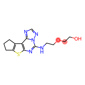 2-(2-((6,8,9,10-tetrahydro-5H-cyclopenta[4,5]thieno[3,2-e][1,2,4]triazolo[1,5-c]pyrimidin-5-ylidene)amino)ethoxy)ethanol