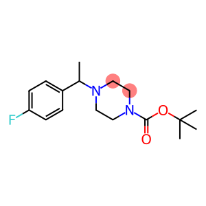 1-Piperazinecarboxylic acid, 4-[1-(4-fluorophenyl)ethyl]-, 1,1-dimethylethyl ester