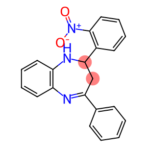 2-{2-nitrophenyl}-4-phenyl-2,3-dihydro-1H-1,5-benzodiazepine