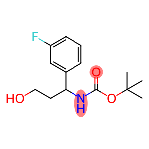 Carbamic acid, [1-(3-fluorophenyl)-3-hydroxypropyl]-, 1,1-dimethylethyl ester (9CI)