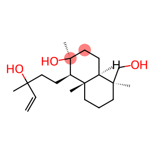 1-Naphthalenepropanol, alpha-ethenyldecahydro-2-hydroxy-5-(hydroxymeth yl)-alpha,2,5,8a-tetramethyl-, (1R-(1alpha(R*),2beta,4abeta,5beta,8aal pha))-