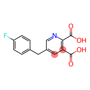 2,3-Pyridinedicarboxylic acid, 5-[(4-fluorophenyl)methyl]-