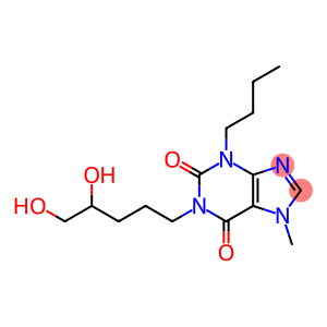 3-Butyl-1-(4,5-dihydroxypentyl)-7-methyl-1H-purine-2,6(3H,7H)-dione