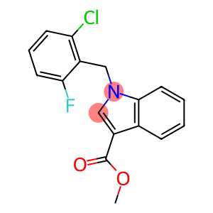 1H-INDOLE-3-CARBOXYLIC ACID, 1-[(2-CHLORO-6-FLUOROPHENYL)METHYL]-,METHYL ESTER