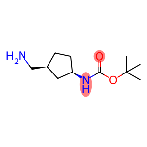 CarbaMic acid, [(1R,3S)-3-(aMinoMethyl)cyclopentyl]-, 1,1-diMethylethyl ester, rel(RaceMic)
