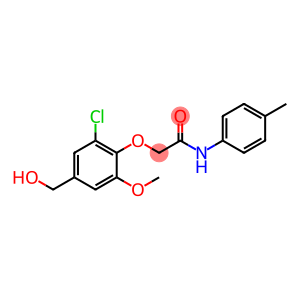 2-[2-CHLORO-4-(HYDROXYMETHYL)-6-METHOXYPHENOXY]-N-(4-METHYLPHENYL)-ACETAMIDE