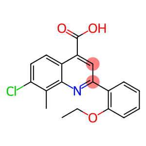 7-CHLORO-2-(2-ETHOXYPHENYL)-8-METHYLQUINOLINE-4-CARBOXYLIC ACID