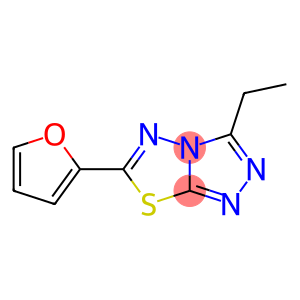 3-ethyl-6-(2-furyl)[1,2,4]triazolo[3,4-b][1,3,4]thiadiazole