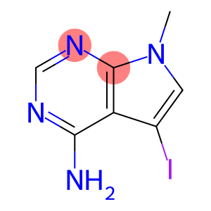 7H-Pyrrolo[2,3-d]pyriMidin-4-aMine, 5-iodo-7-Methyl-