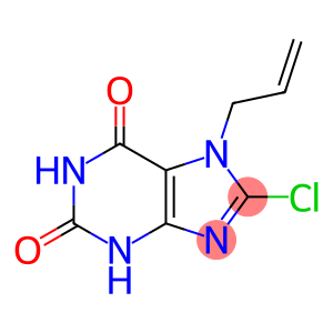 8-chloro-7-(2-propen-1-yl)-3,7-dihydro-1H-purine-2,6-dione