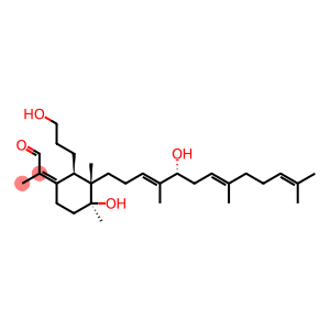 2-[(2R)-3α-[(3E,6E)-5-Hydroxy-4,8,12-trimethyl-3,6,11-tridecatrienyl]-3,4-dimethyl-4β-hydroxy-2β-(3-hydroxypropyl)cyclohexylidene]propanal