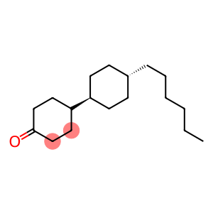 trans-4'-Hexyl-[1,1'-bicyclohexyl]-4-one