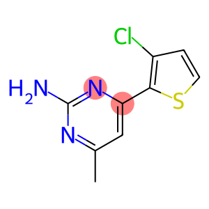 4-(3-CHLOROTHIEN-2-YL)-6-METHYLPYRIMIDIN-2-AMINE