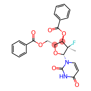 ((2R,3R,4R,5R)-3-(benzoyloxy)-5-(2,4-dioxo-3,4-dihydropyrimidin-1(2H)-yl)-4-fluoro-4-methyltetrahydrofuran-2-yl)methyl benzoate