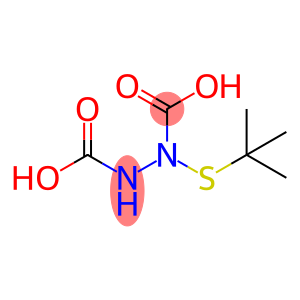 1-(tert-butylthio)-1,2-hydrazinedicarboxylic acid