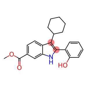 3-环己基-2-(2-羟苯基)-1H-吲哚-6-羧酸甲酯