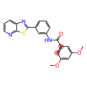 Benzamide, 3,5-dimethoxy-N-(3-thiazolo[5,4-b]pyridin-2-ylphenyl)-