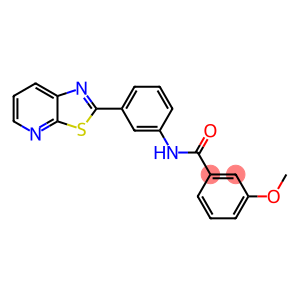 3-methoxy-N-(3-(thiazolo[5,4-b]pyridin-2-yl)phenyl)benzamide