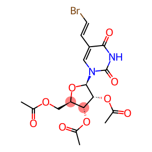 Uridine, 5-(2-bromoethenyl)-, 2',3',5'-triacetate, (E)- (9CI)