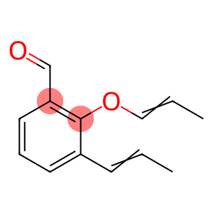 3-(prop-1-en-1-yl)-2-(prop-1-en-1-yloxy)benzaldehyde