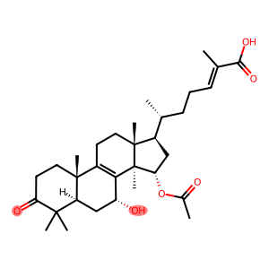 Lanosta-8,24-dien-26-oic acid, 15-(acetyloxy)-7-hydroxy-3-oxo-, (7α,15α,24E)-