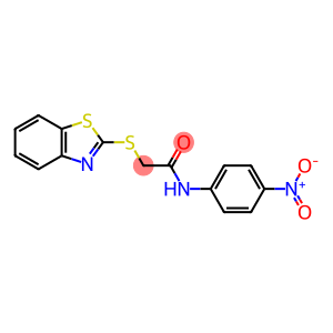 2-(1,3-benzothiazol-2-ylsulfanyl)-N-{4-nitrophenyl}acetamide