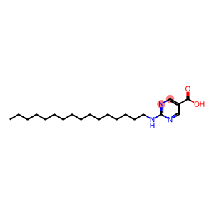 5-Pyrimidinecarboxylic acid, 2-(hexadecylamino)-