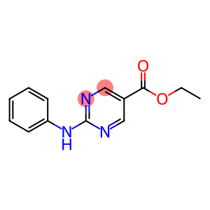 5-Pyrimidinecarboxylic acid, 2-(phenylamino)-, ethyl ester