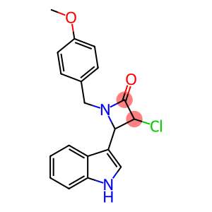 2-Azetidinone, 3-chloro-4-(1H-indol-3-yl)-1-[(4-methoxyphenyl)methyl]-
